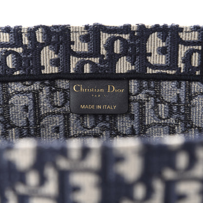 Christian Dior Oblique Medium Book Tote Blue Multicolor 9 of 11