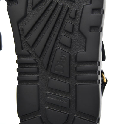 Christian Dior Lambskin Dioract 10mm Sandals 38.5 Black 6 of 8