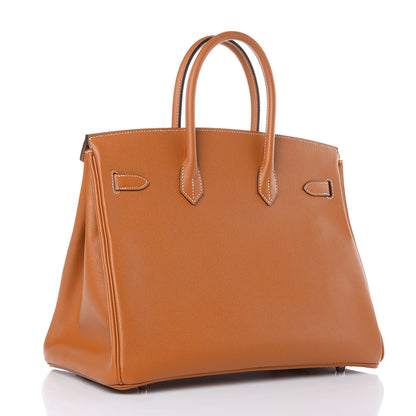 Hermes Epsom Birkin 35 Toffee 3 of 31