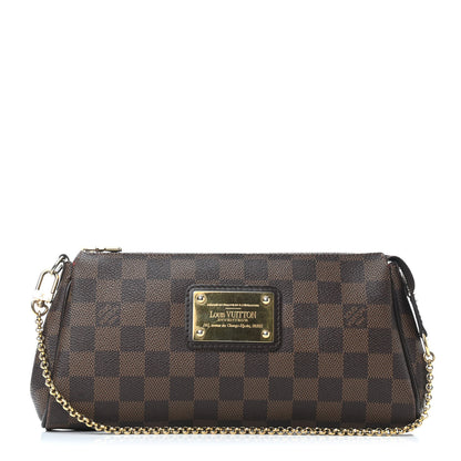 Louis Vuitton Damier Ebene Eva Clutch 1 of 5
