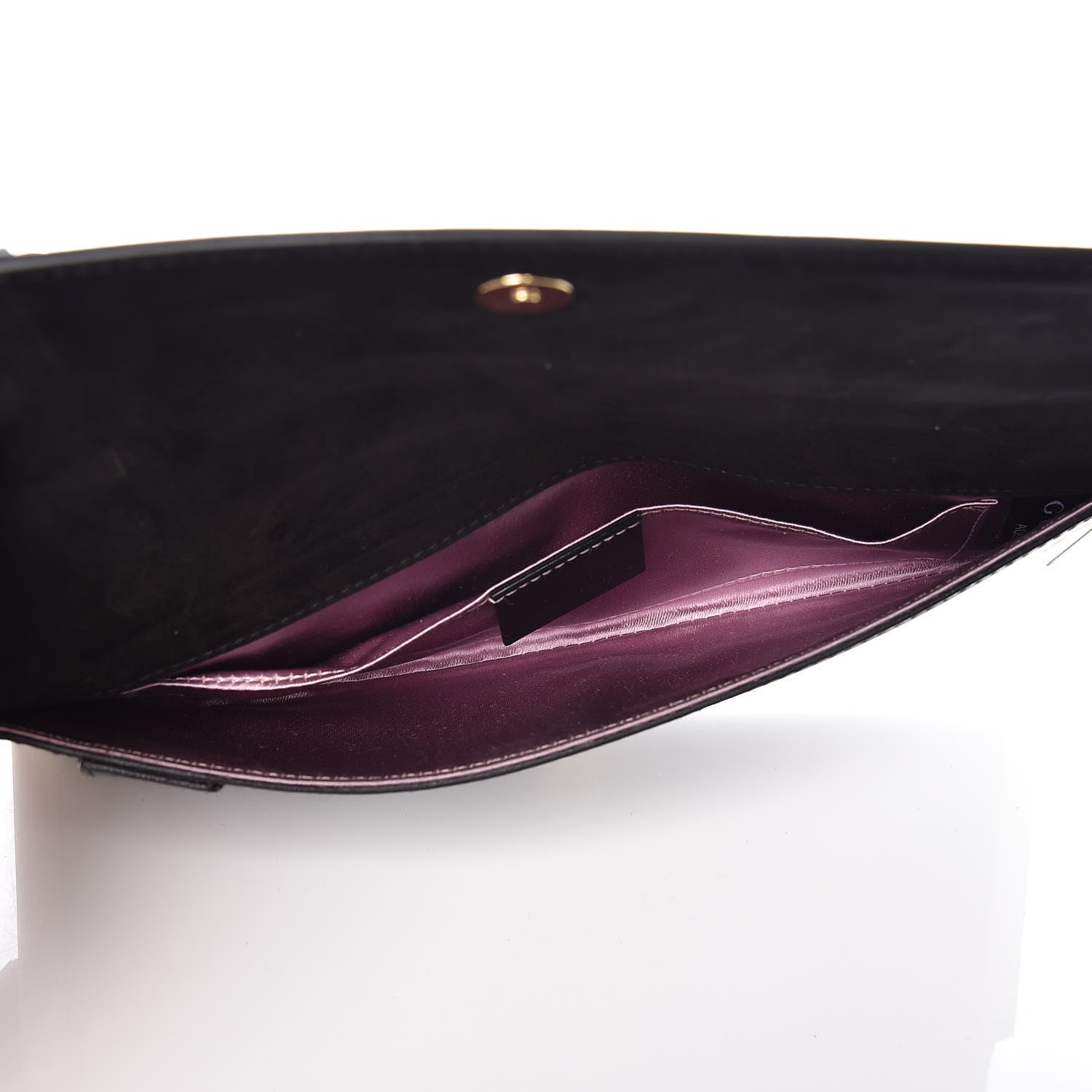 Gucci Patent Romy Clutch Black 5 of 7