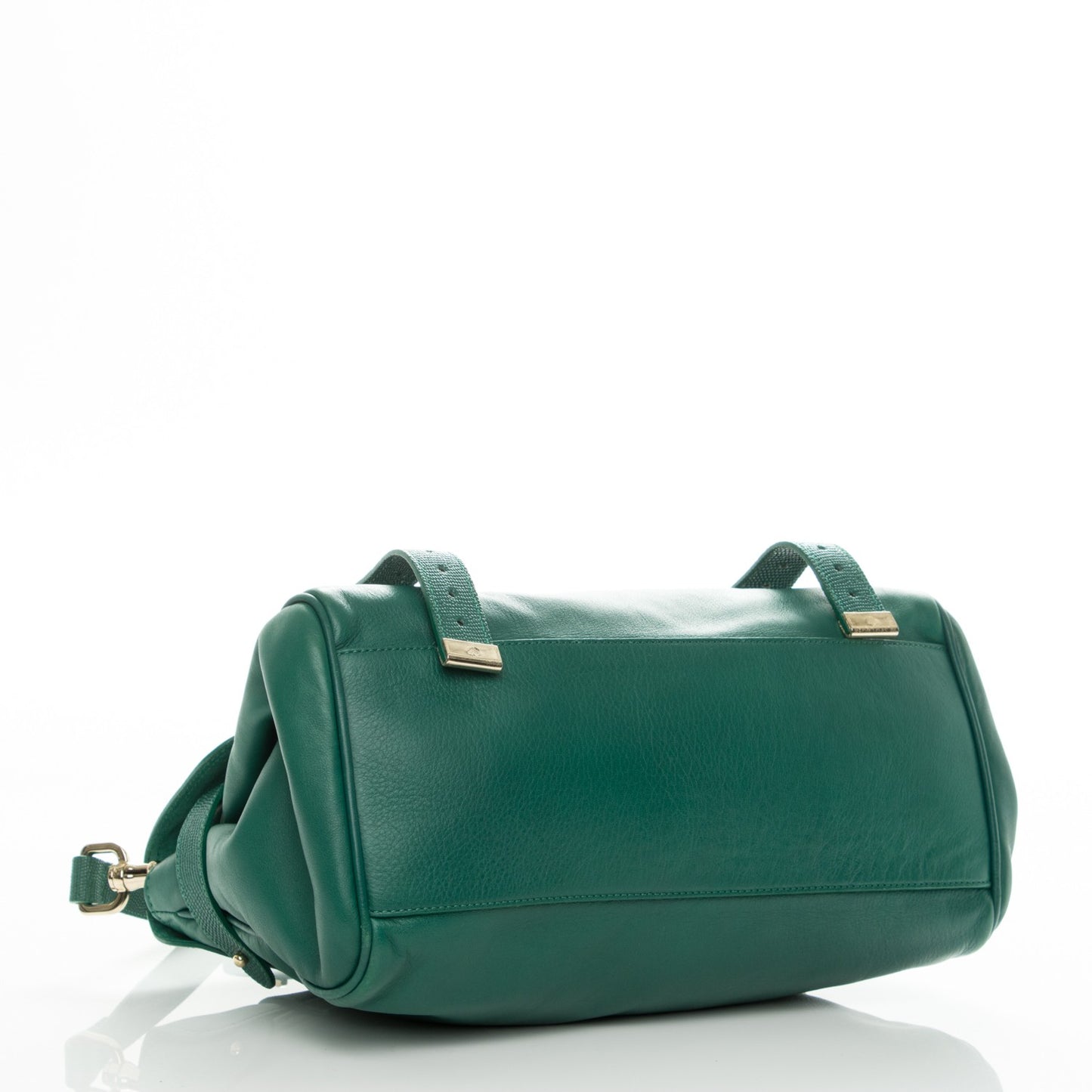 Micrograin Calfskin Lizard Printed Medium Alexa Emerald