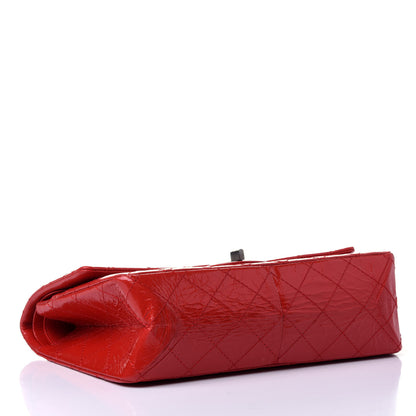 Chanel Aged Glazed Calfskin Quilted 2.55 Reissue 226 Flap Red 3 of 5