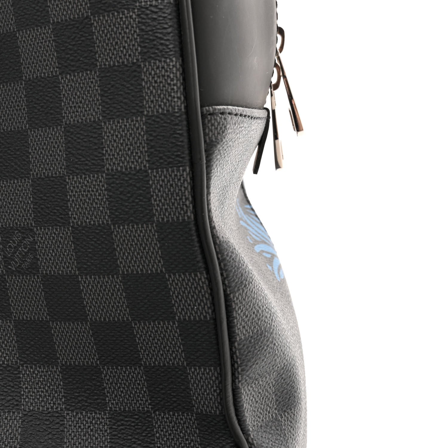 Louis Vuitton Damier Graphite Rope Josh Backpack Blue 11 of 11