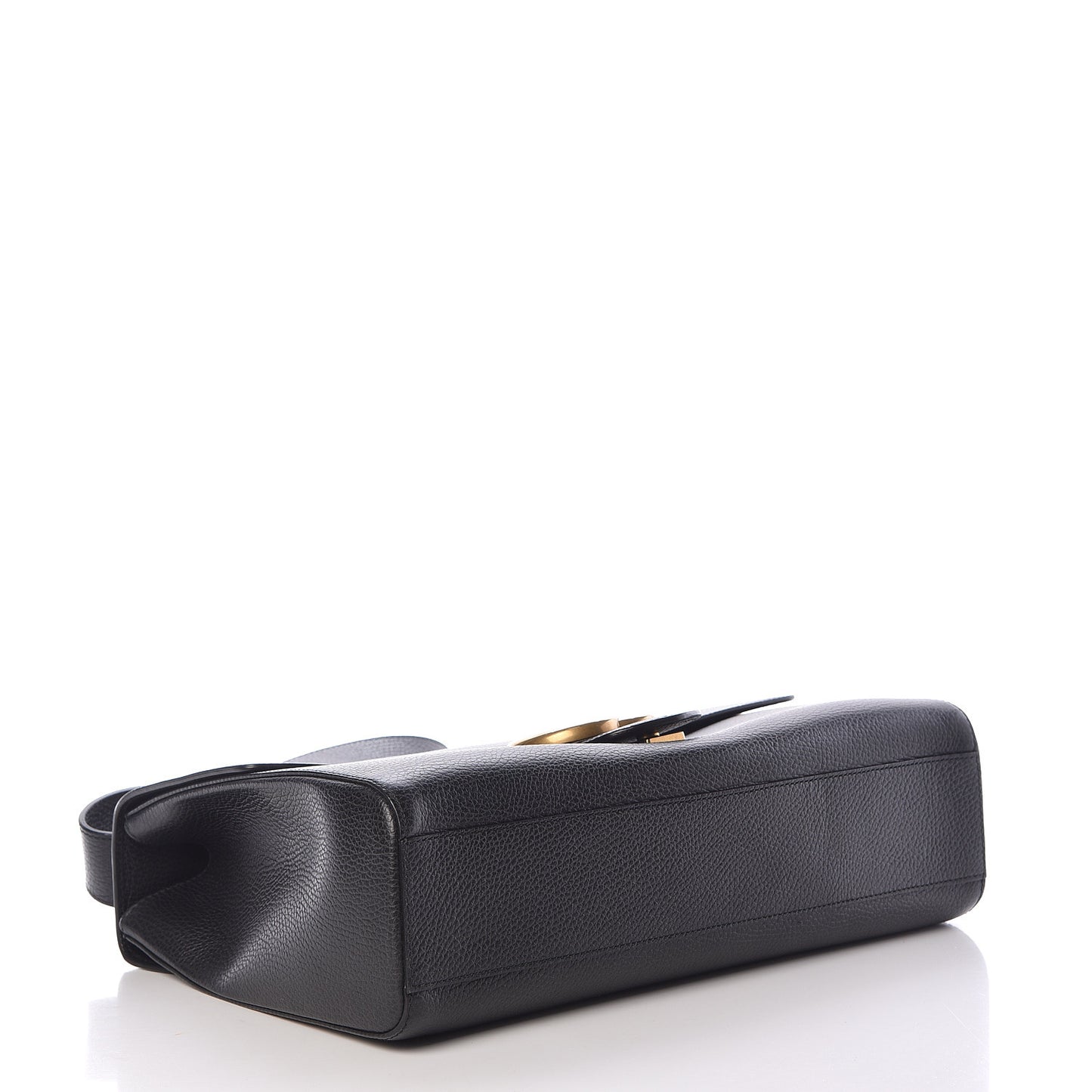 Calfskin GG Marmont Messenger Bag Black