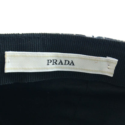 Prada Cotton Leather Gun Cap Large 6 of 8