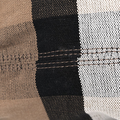 Burberry Canvas Mega Check Medium Ashby Hobo Black 19 of 25