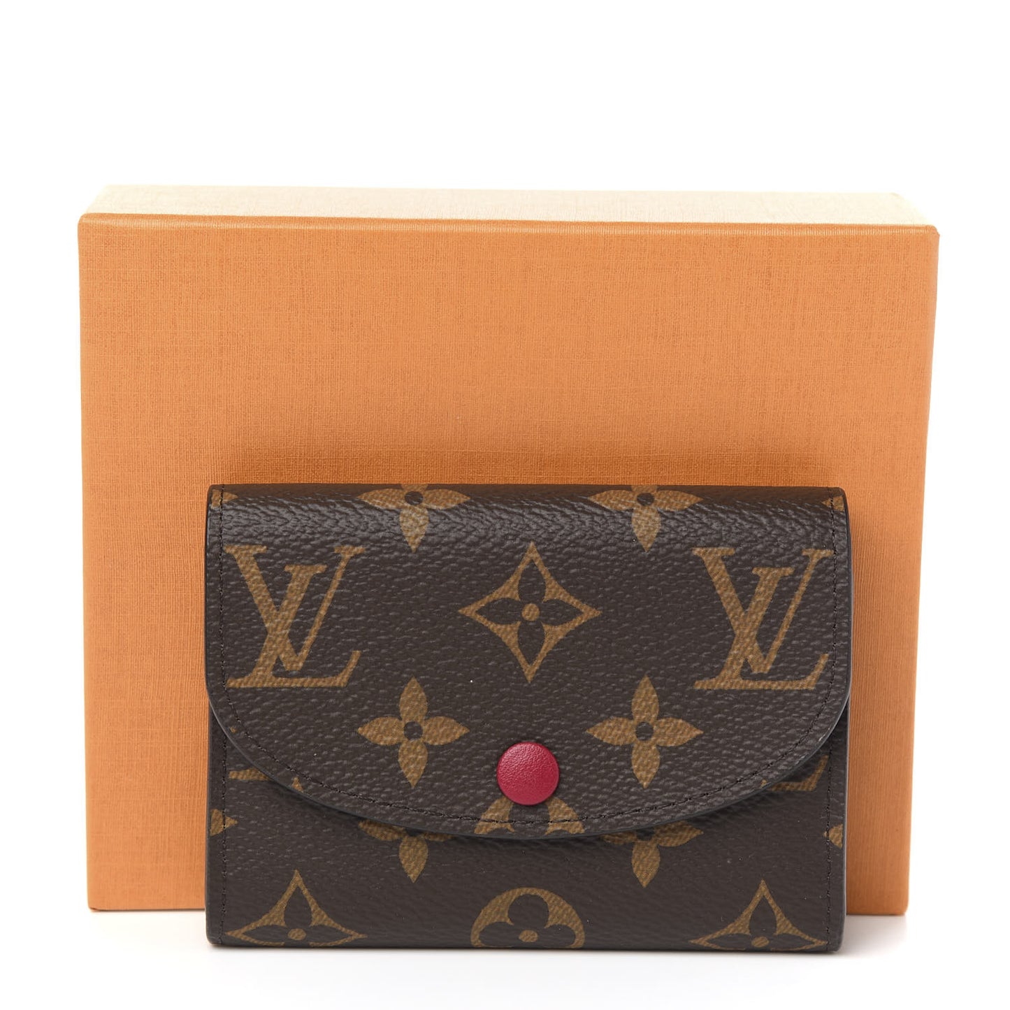 Monogram Rosalie Coin Purse Fuchsia