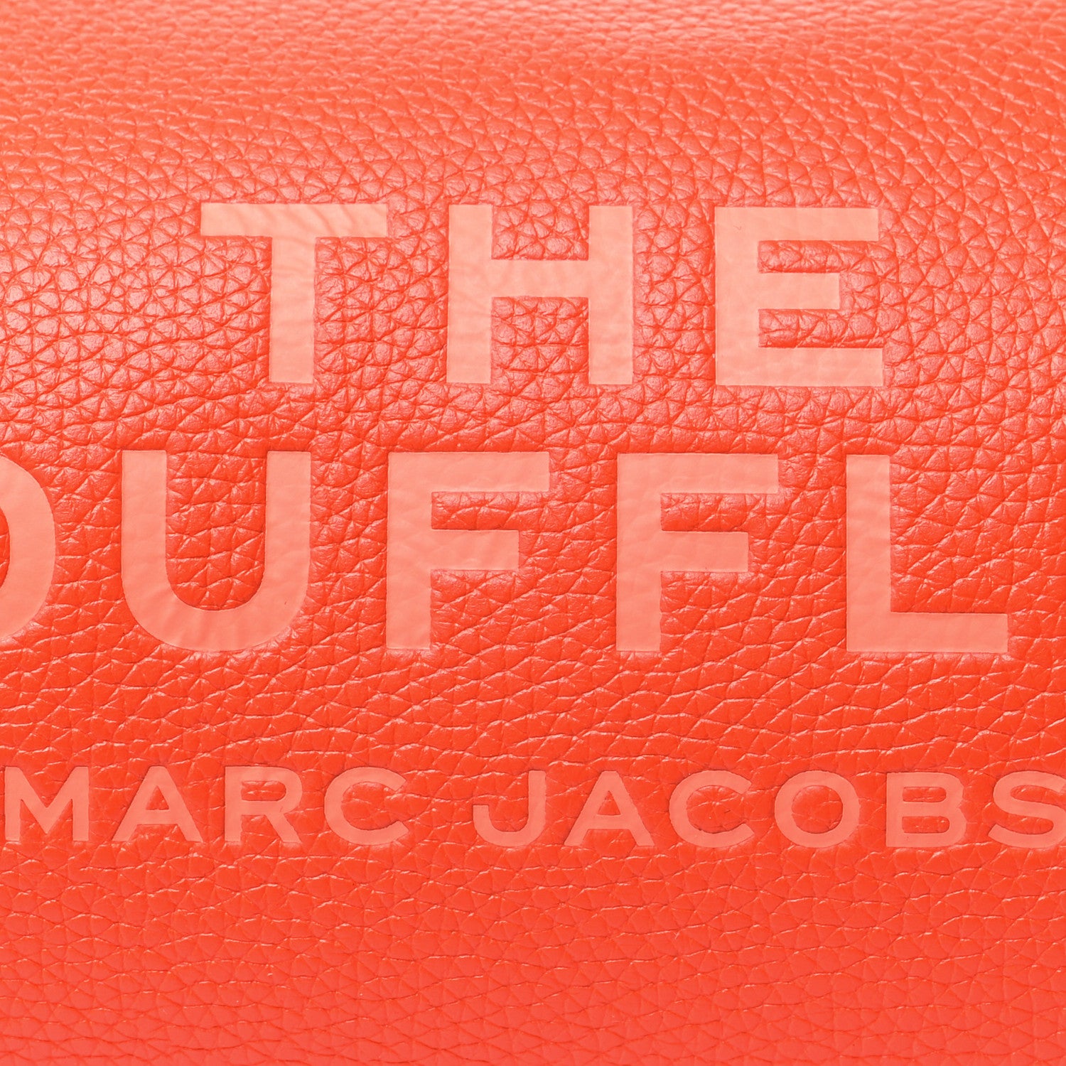 Marc Jacobs Calfskin The Duffle Bag Orange 8 of 10