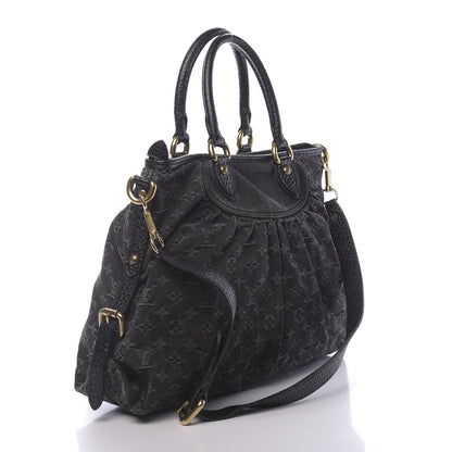 Louis Vuitton Denim Neo Cabby GM Black 3 of 10
