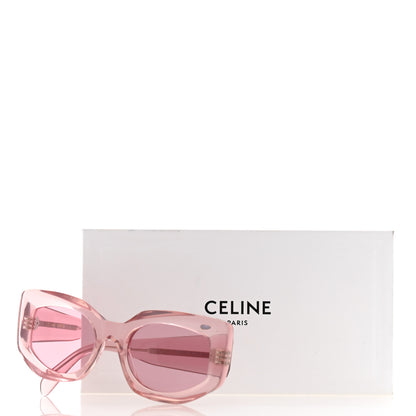 Celine Acetate Bold Sunglasses CL402771 Pink 7 of 7