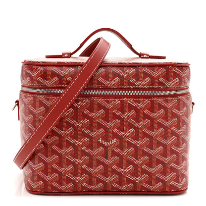 Goyard Goyardine Muse Vanity Case Red 1 of 10