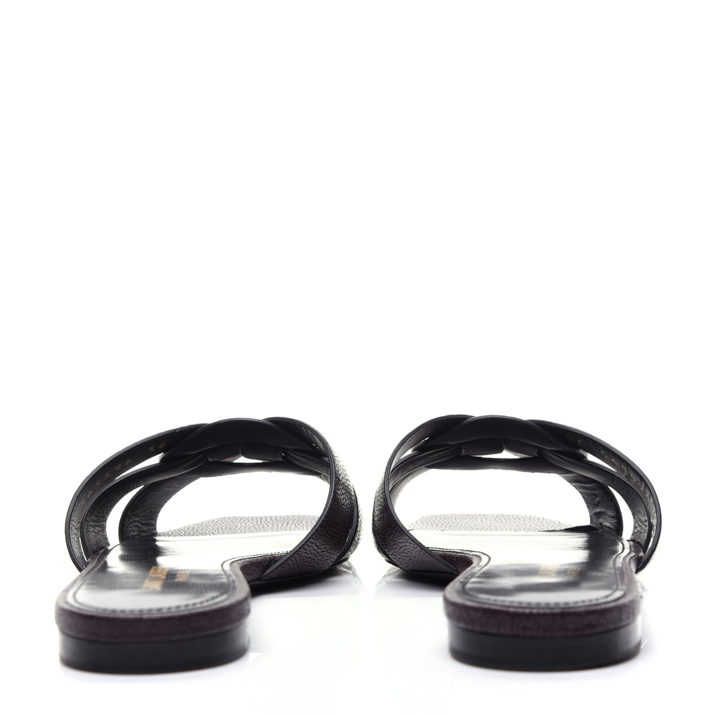 Grain De Poudre Nu Pied 05 Slide Sandals 36 Burgundy