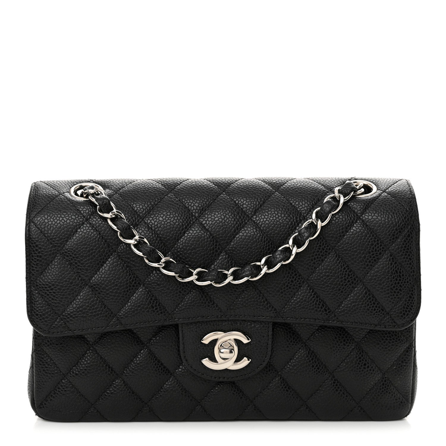 Chanel Caviar Quilted Small Double Flap Black 1 of 13