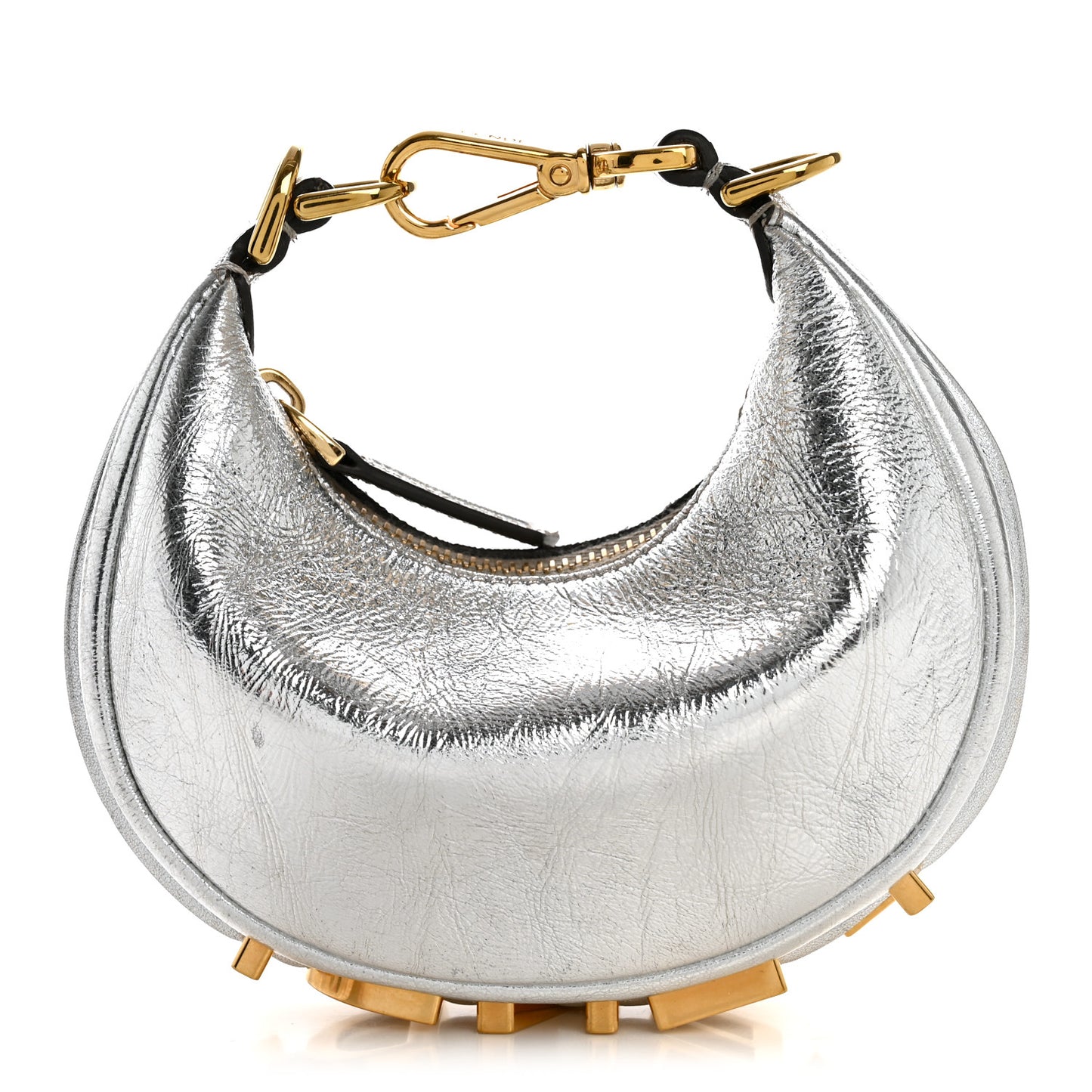 Rock Millenium Nano Fendigraphy Hobo Charm Argento