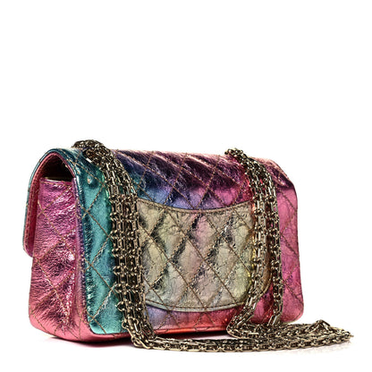 Chanel Metallic Goatskin Quilted Mini 2.55 Reissue Flap Multicolor 3 of 10