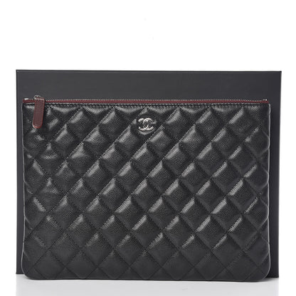 Chanel Caviar Quilted Medium Cosmetic Case Black 8 of 8