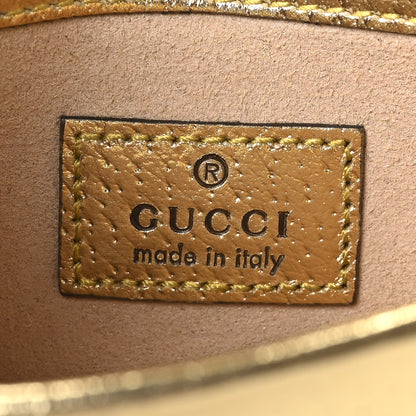 Gucci Metallic Calfskin Super Mini Dionysus Shoulder Bag Gold 6 of 10