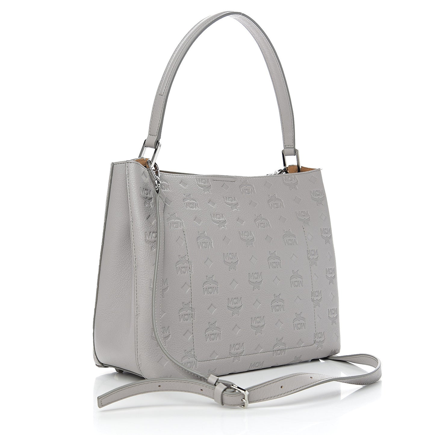 Calfskin Ottomar Monogram Sarah Convertible Hobo Dove