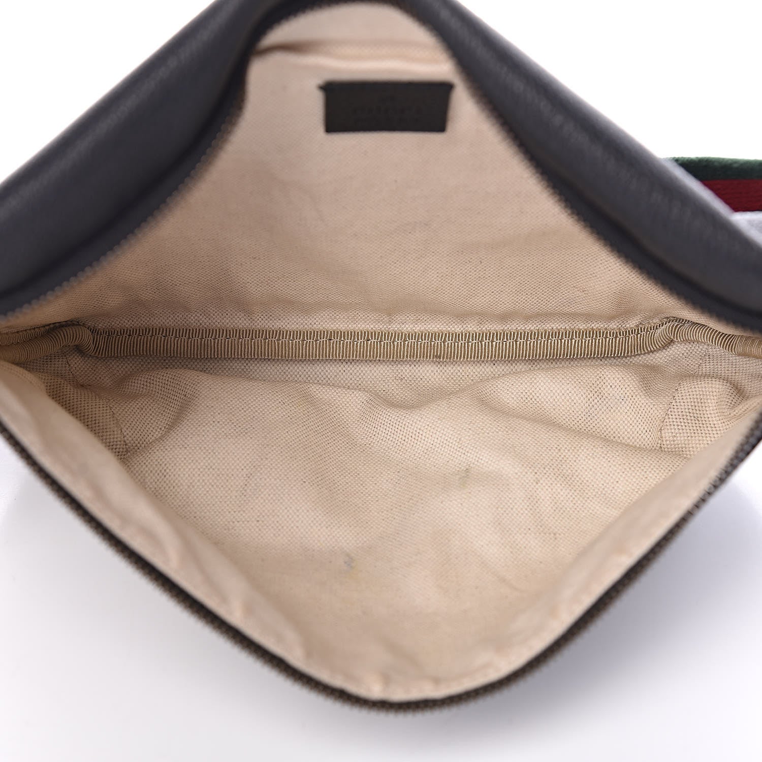 Gucci Grained Calfskin Logo Belt Bag Black 6 of 10