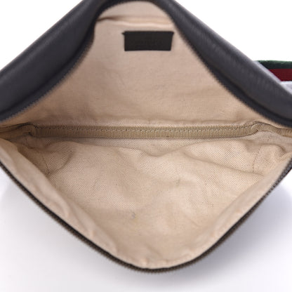 Gucci Grained Calfskin Logo Belt Bag Black 6 of 10