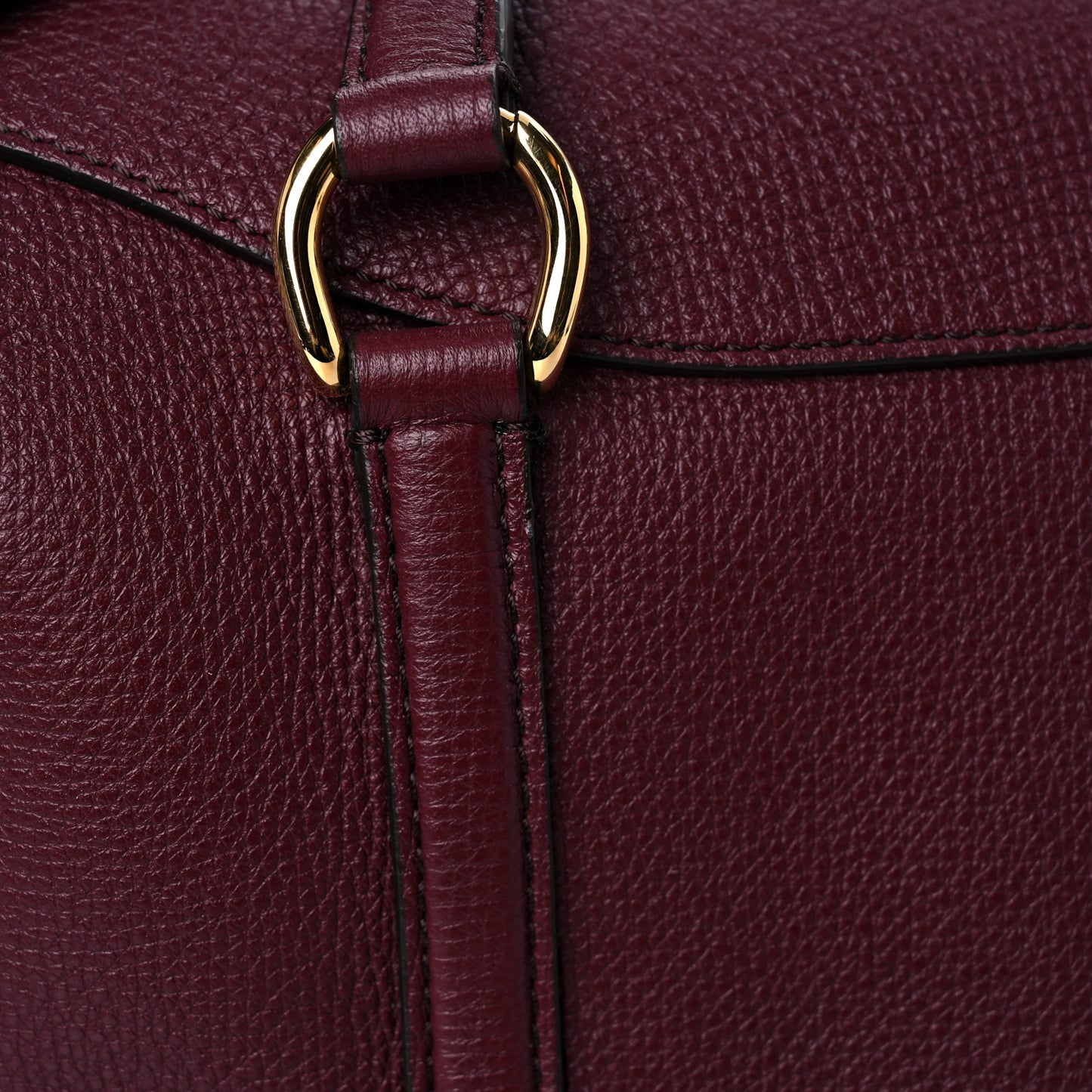 Derby Calfskin Medium Alchester Bowling Bag Mahogany Red