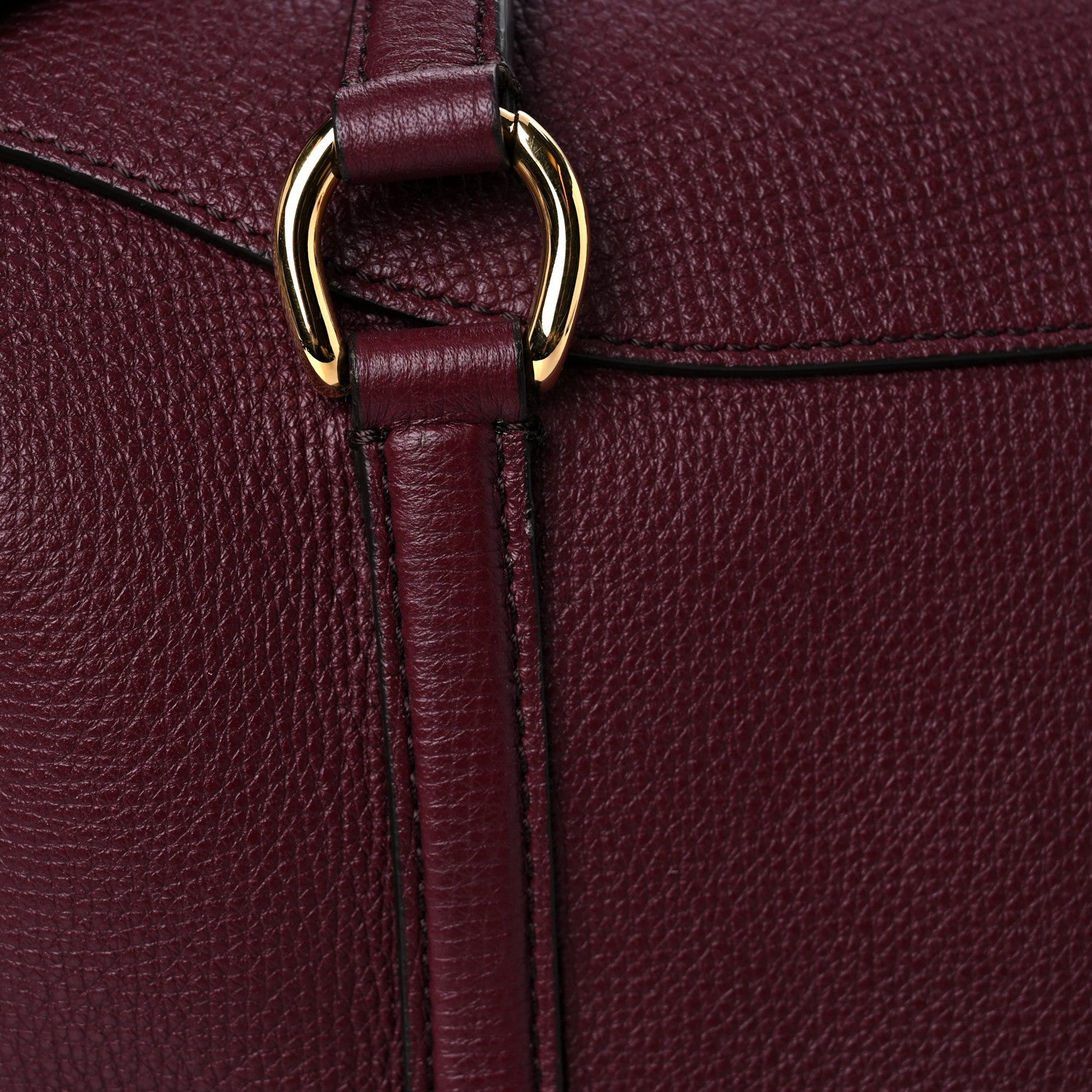 Burberry Derby Calfskin Medium Alchester Bowling Bag Mahogany Red 13 of 15