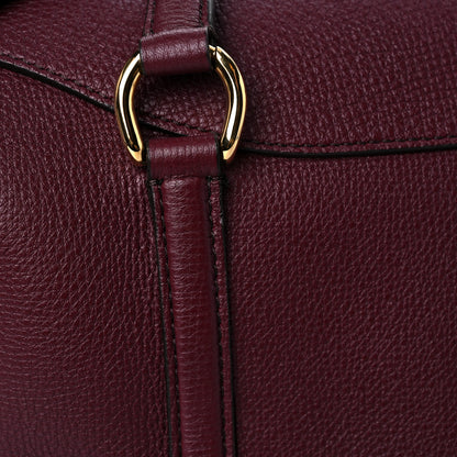 Burberry Derby Calfskin Medium Alchester Bowling Bag Mahogany Red 13 of 15