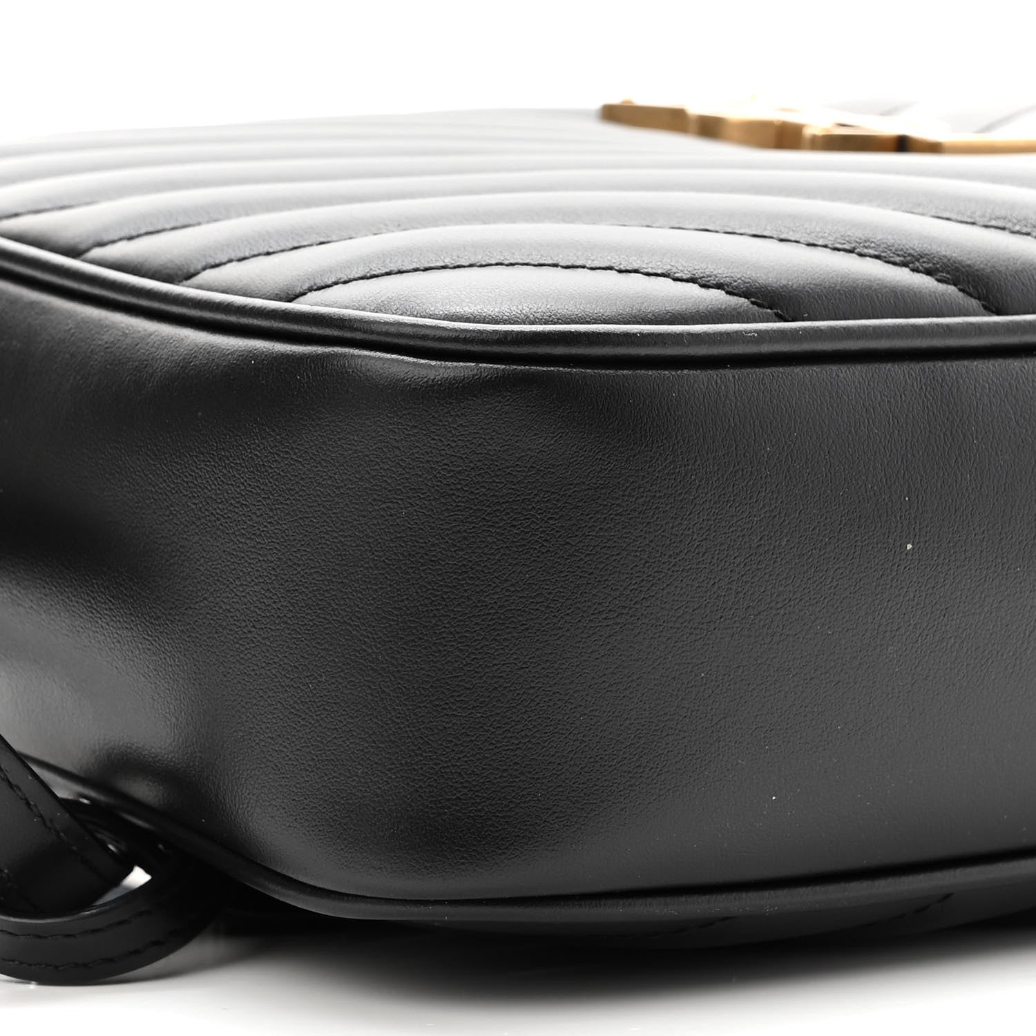 Saint Laurent Calfskin Matelasse Monogram Lou Camera Bag Black 9 of 10