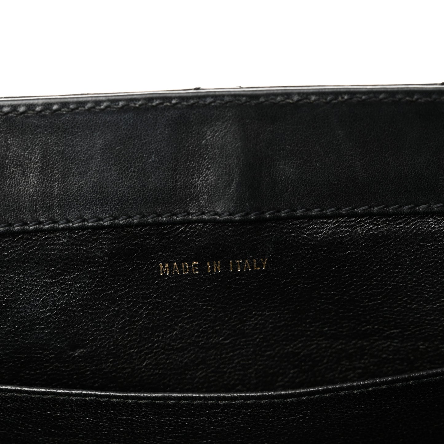 Lambskin Quilted CC Flap Shoulder Bag Black