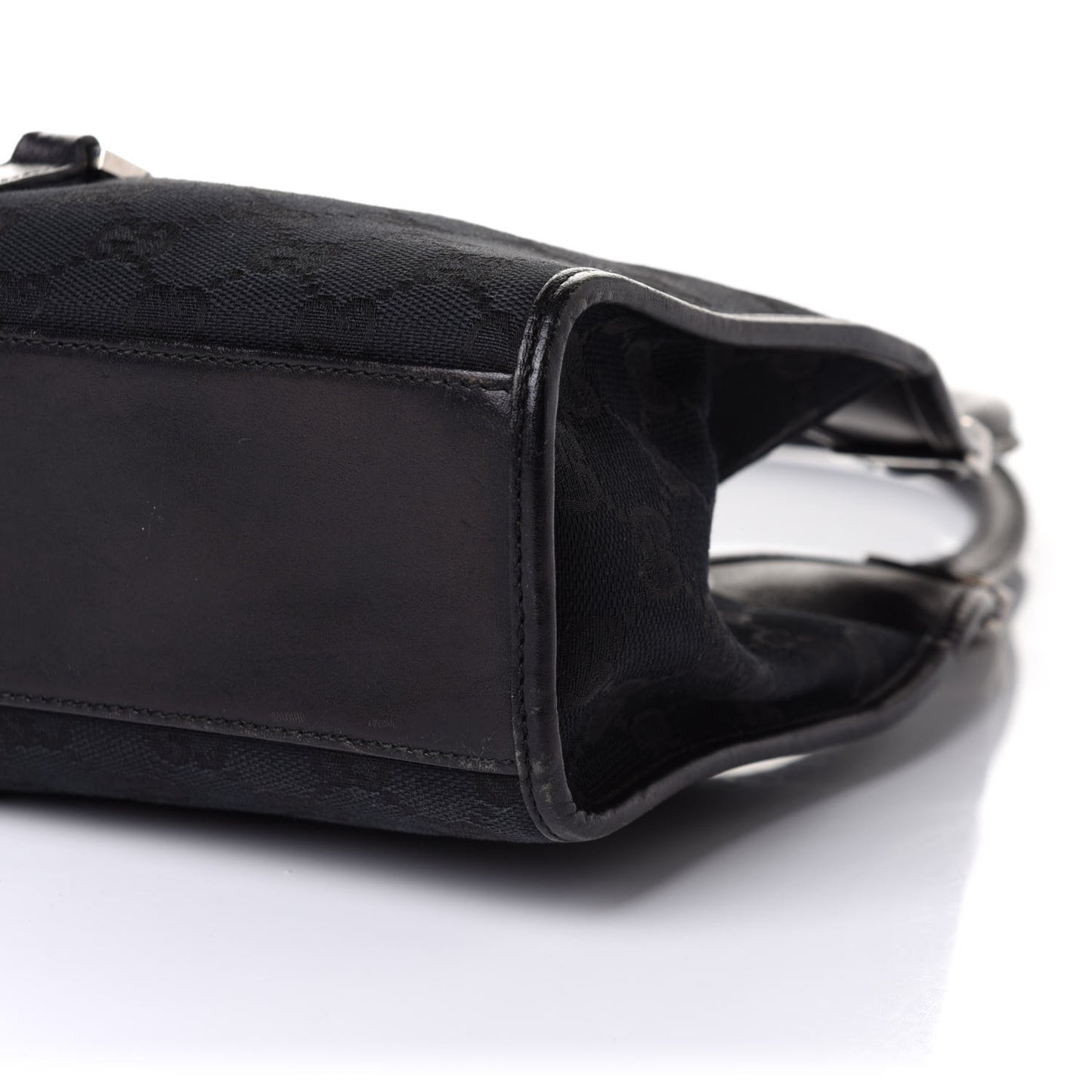 Monogram Bardot Shoulder Bag Black