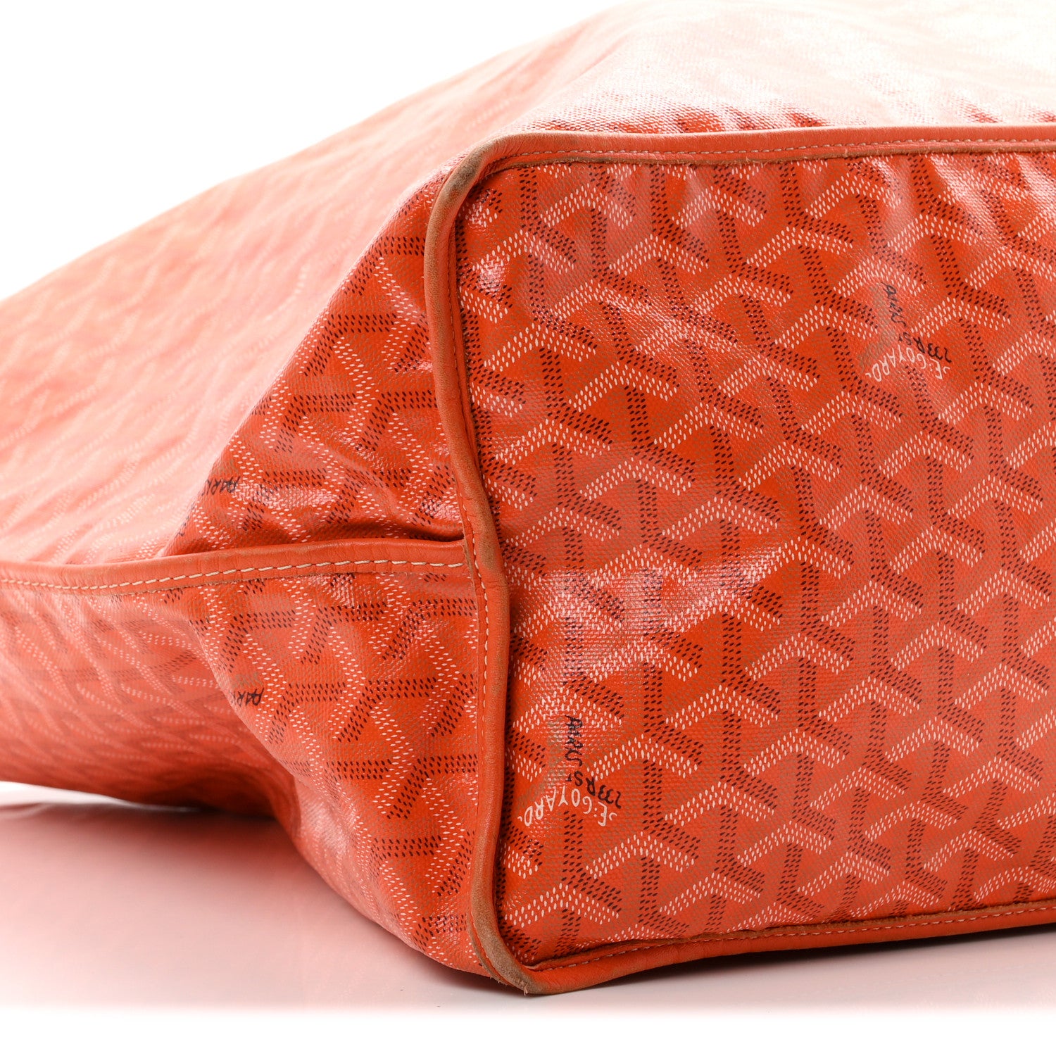 Goyard Goyardine Anjou GM Orange 10 of 12