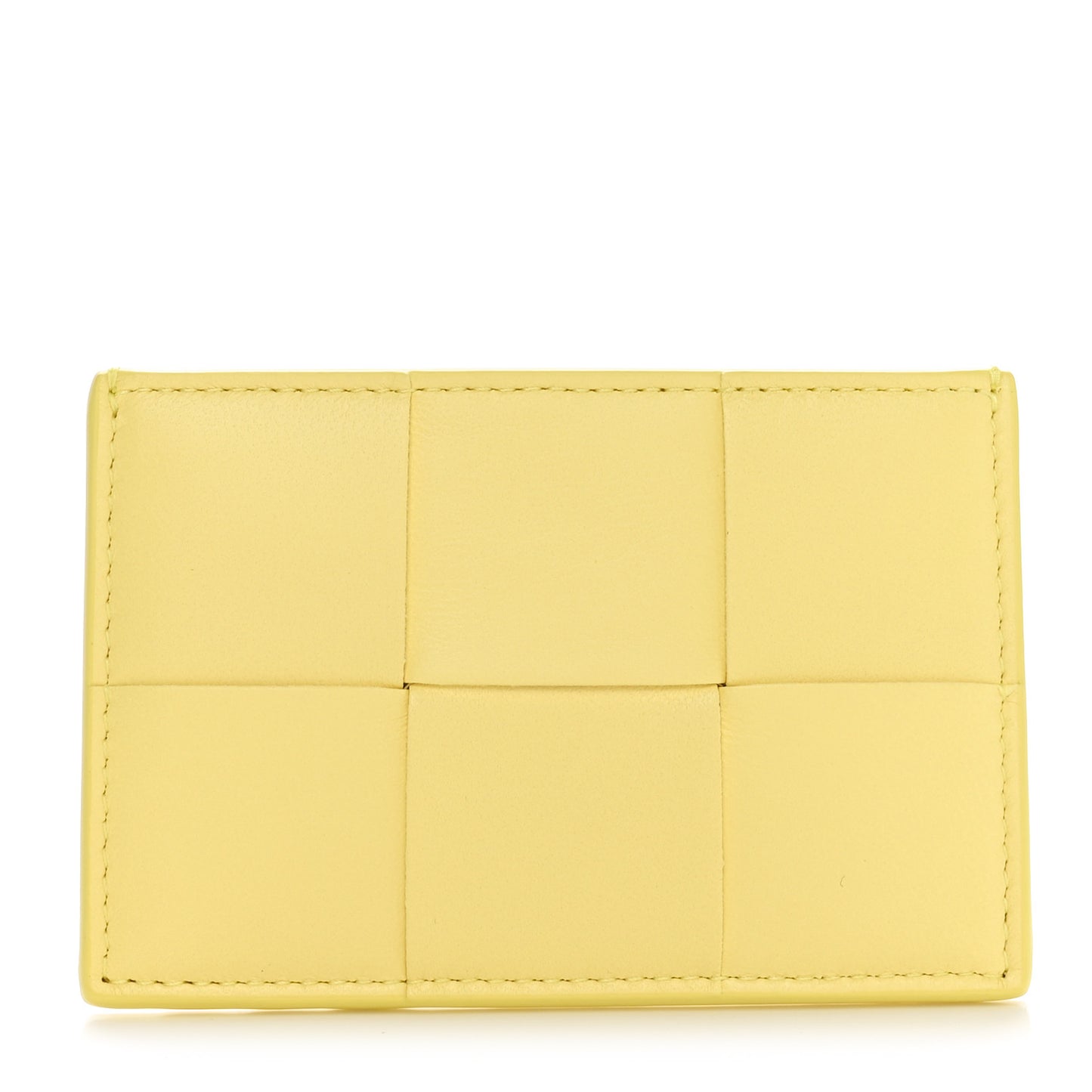 Nappa Intreccio Cassette Credit Card Holder Sherbert