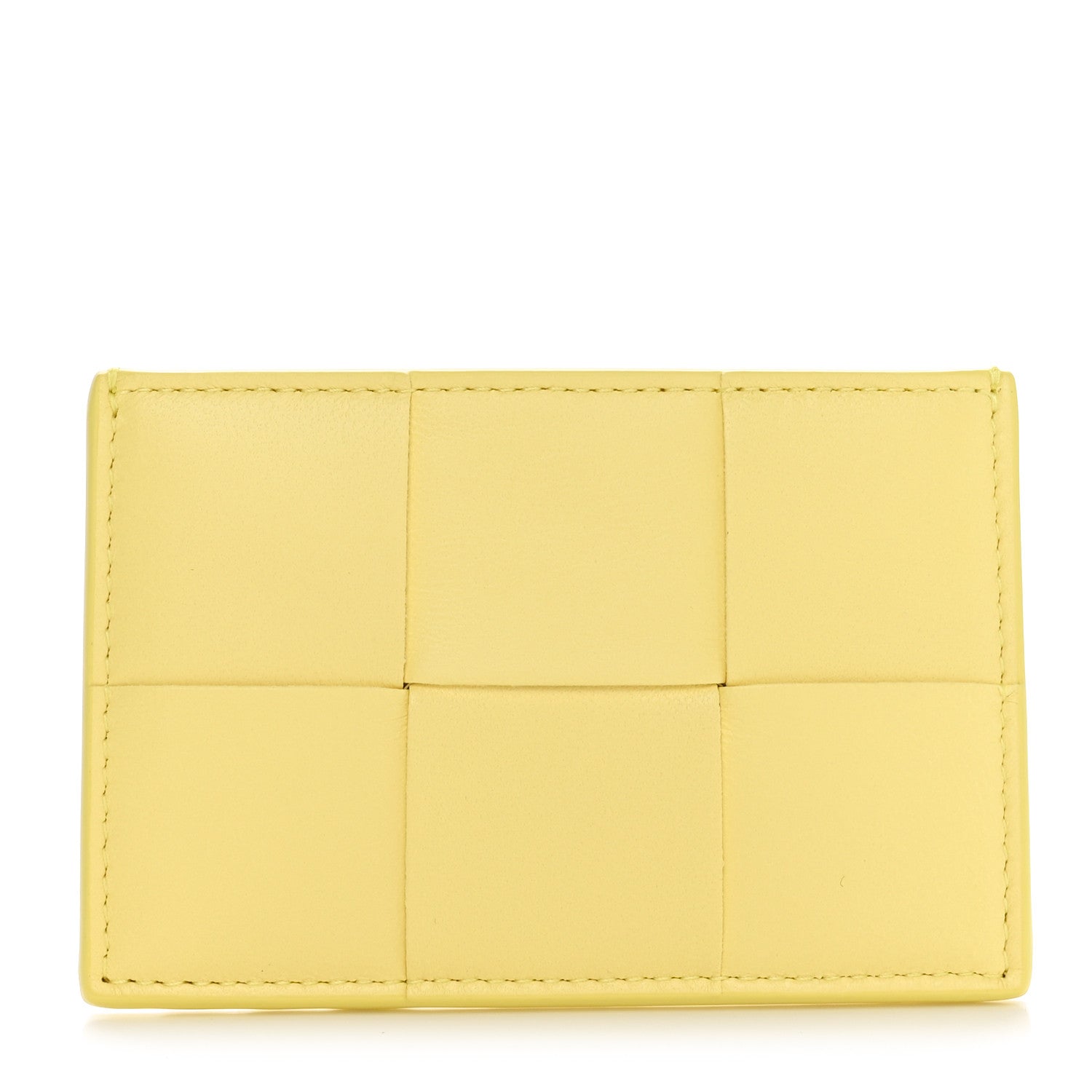 Bottega Veneta Nappa Intreccio Cassette Credit Card Holder Sherbert 1 of 8