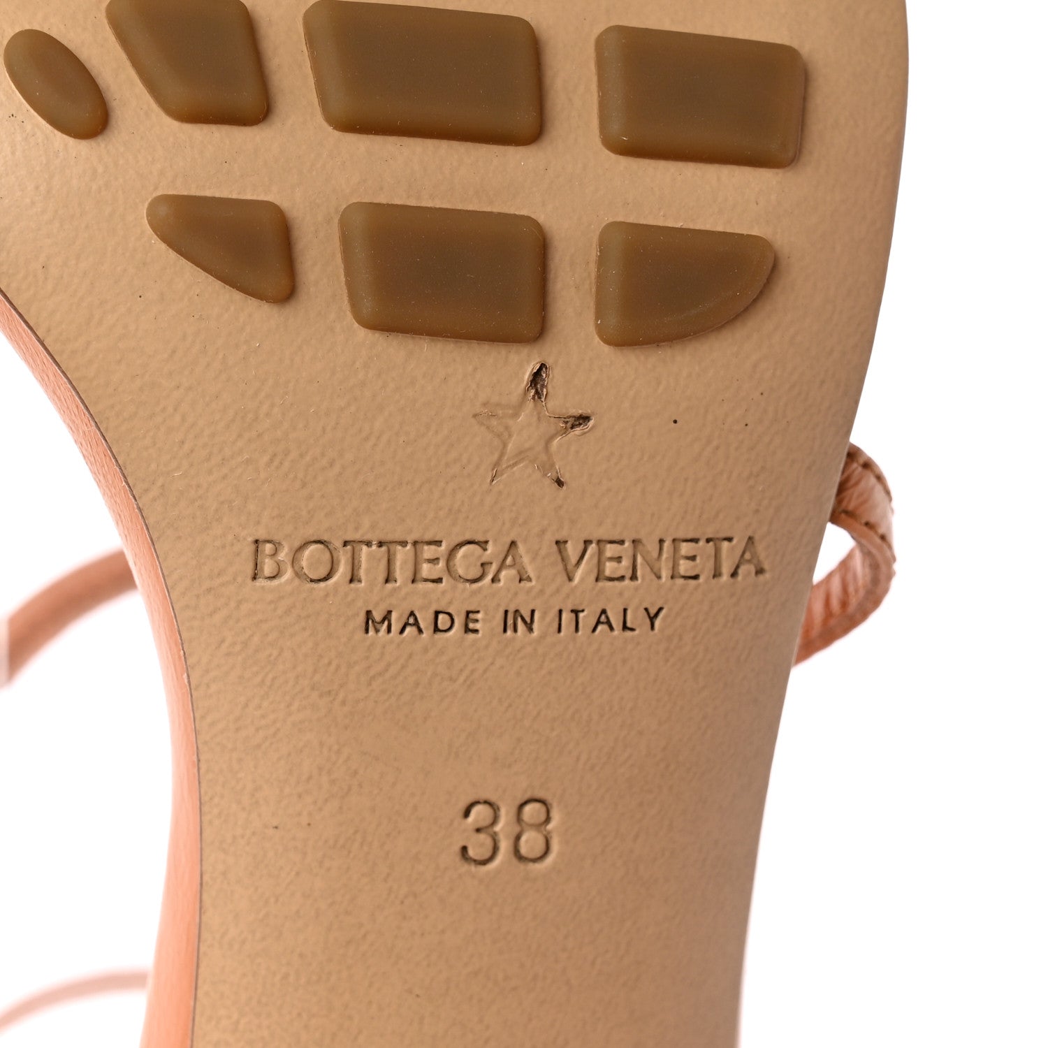 Bottega Veneta Crush Calfskin The Line 90mm Sandals 38 Clay 6 of 16