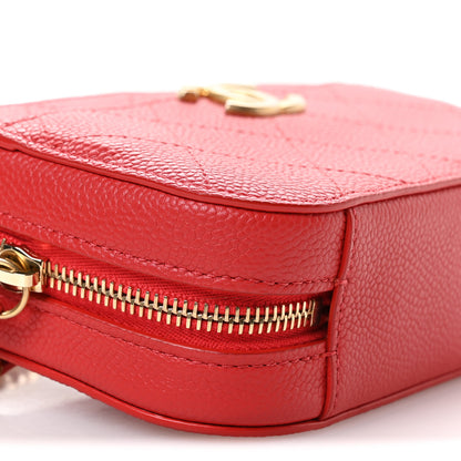 Chanel Caviar Quilted Waist Bag Red 9 of 11