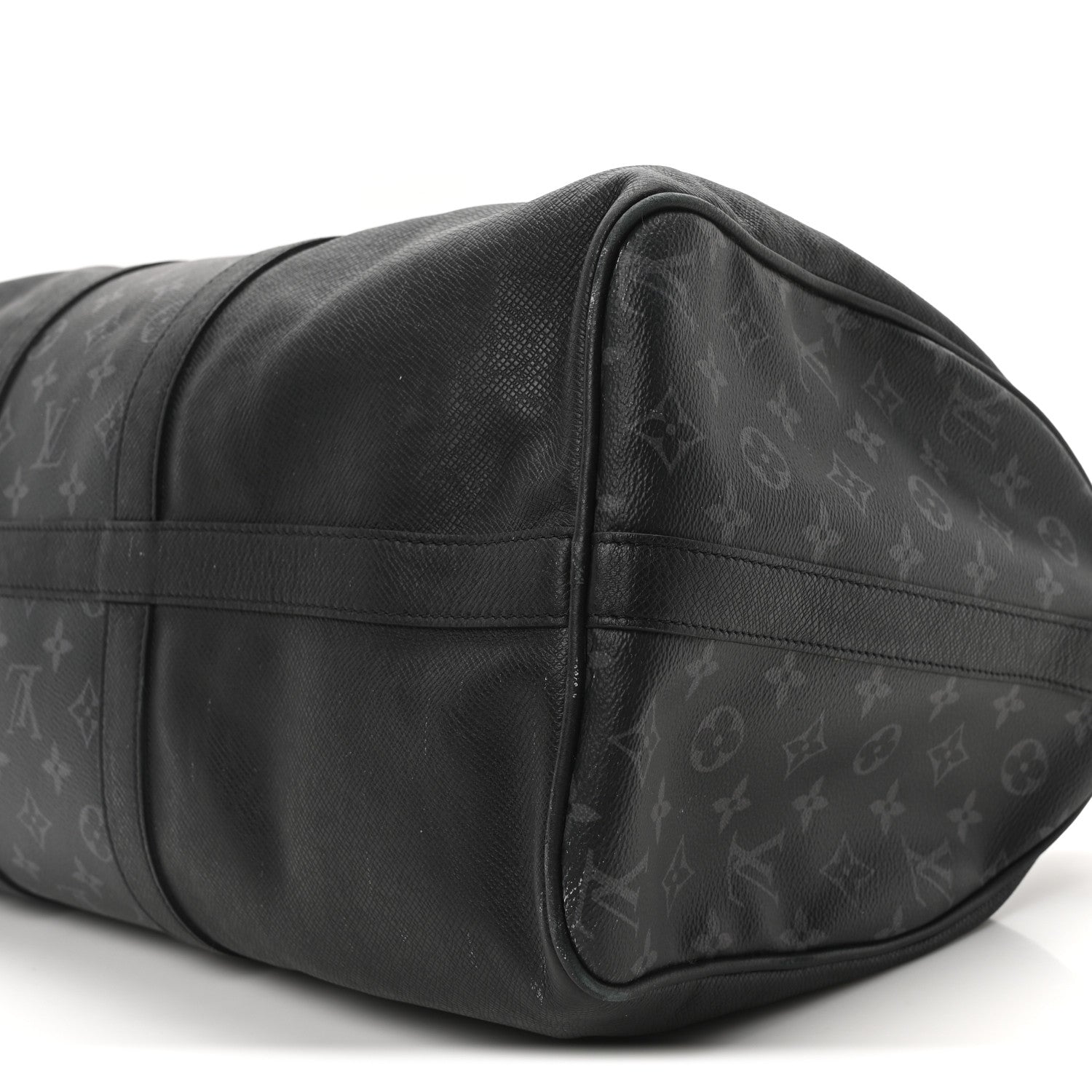 Louis Vuitton Taiga Monogram Eclipse Keepall Bandouliere 50 Black 9 of 9