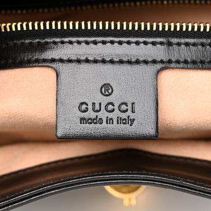 Gucci Boarded Dyana Lux Calfskin Small Jackie 1961 Hobo Black 6 of 11