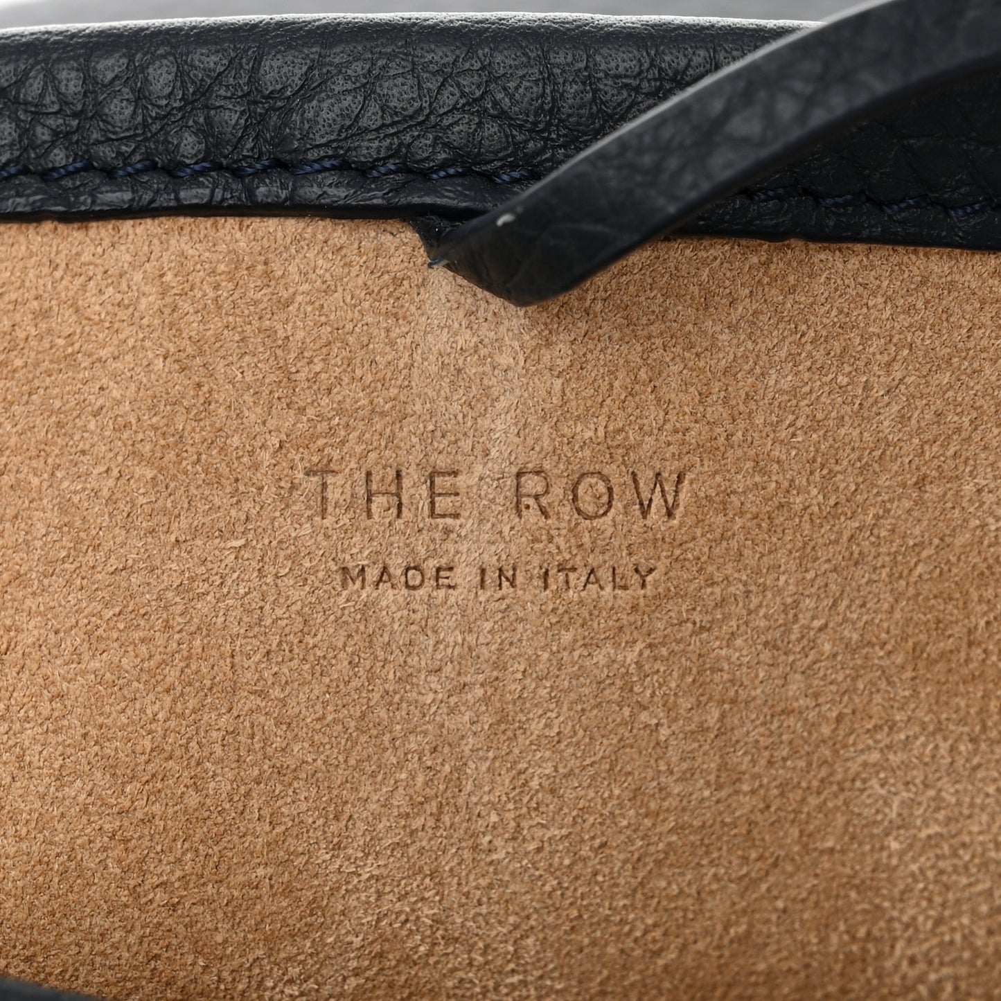 Grained Calfskin Small N/S Park Tote Virginia Blue