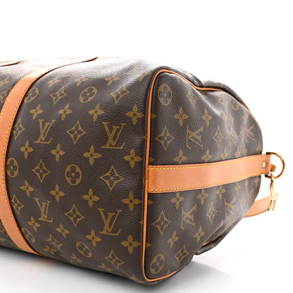 Louis Vuitton Monogram Keepall Bandouliere 45 10 of 13