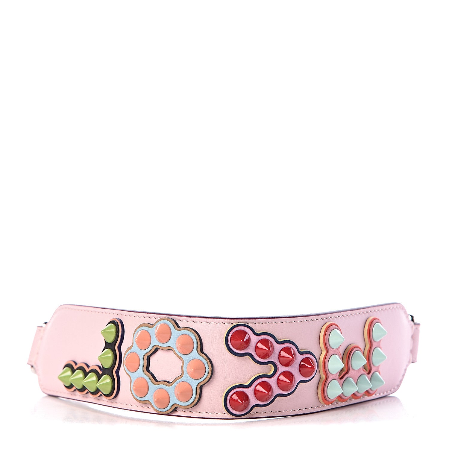 Fendi Vitello Century Fun Fair Studded Mini Strap You Peonia Multicolor 1 of 5