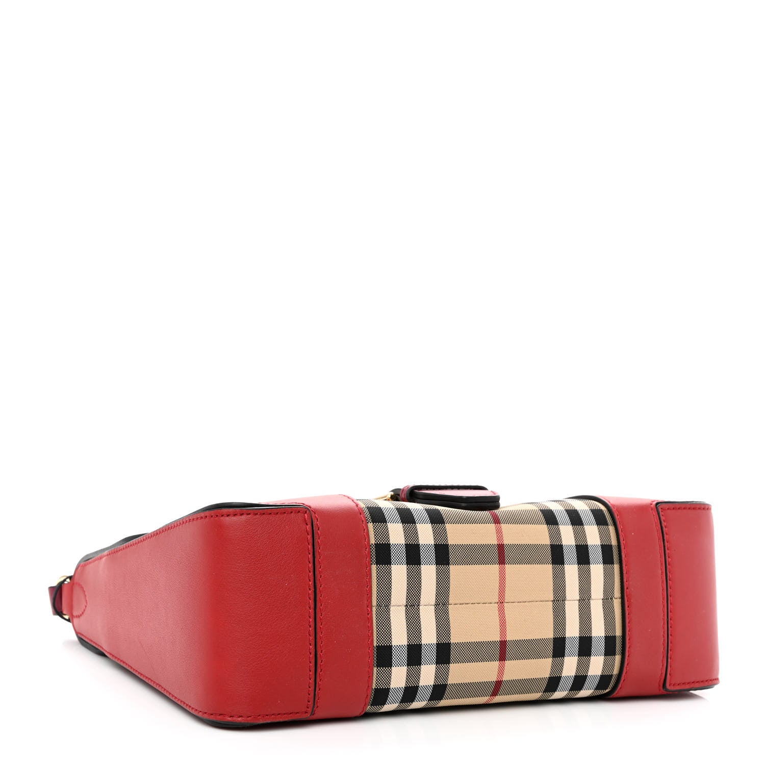 Burberry Horseferry Check Medium Dickens Crossbody Bag Parade Red 4 of 11