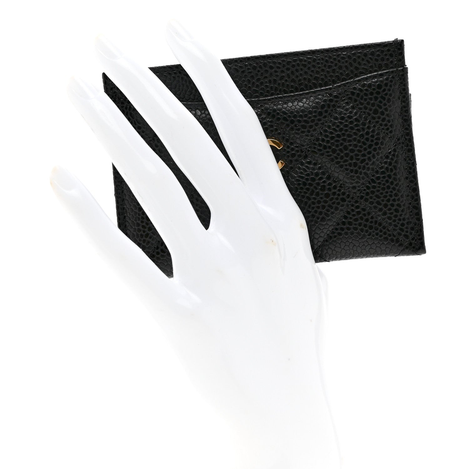 Chanel Caviar Quilted Card Holder Black 2 of 8