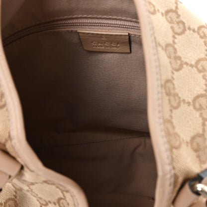 Gucci Monogram Medium New Britt Hobo Beige 5 of 13
