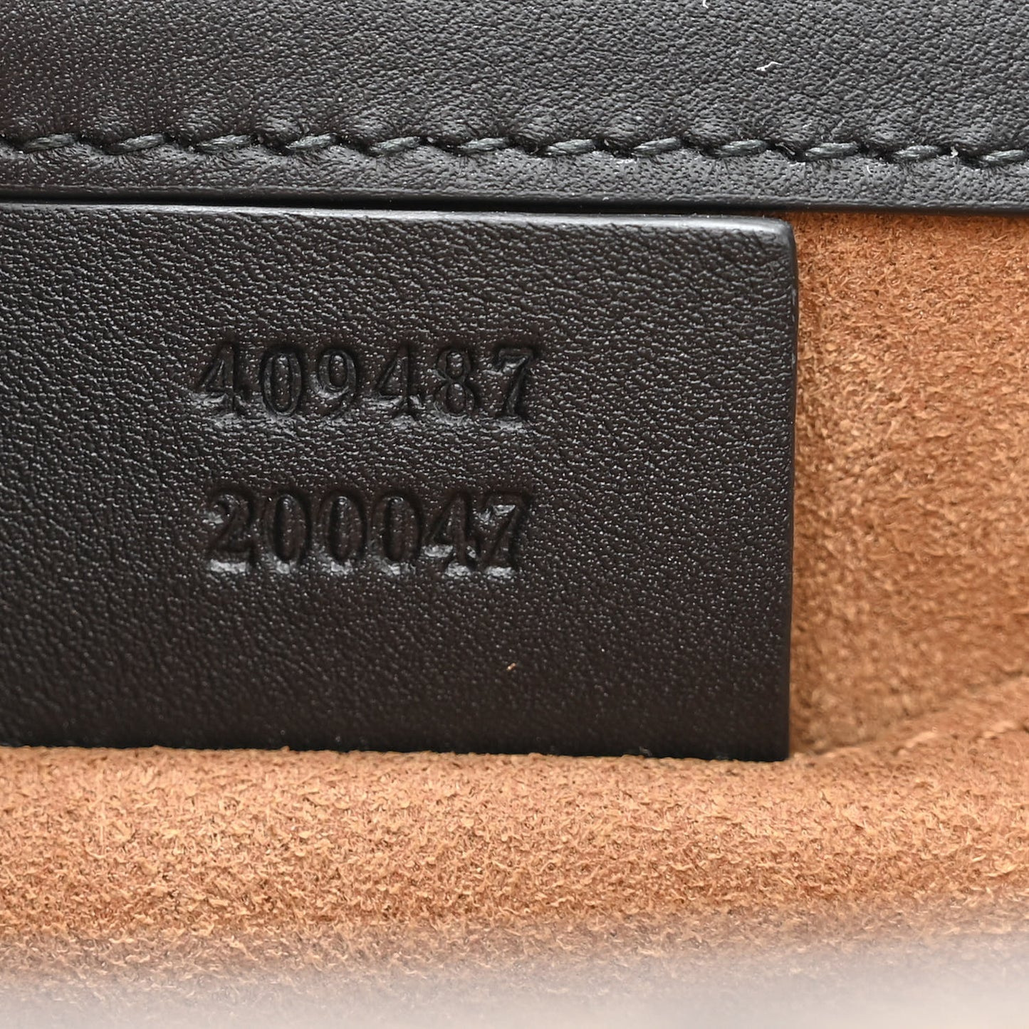 GG Supreme Monogram Calfskin Small Padlock Shoulder Bag Beige Black Cuir
