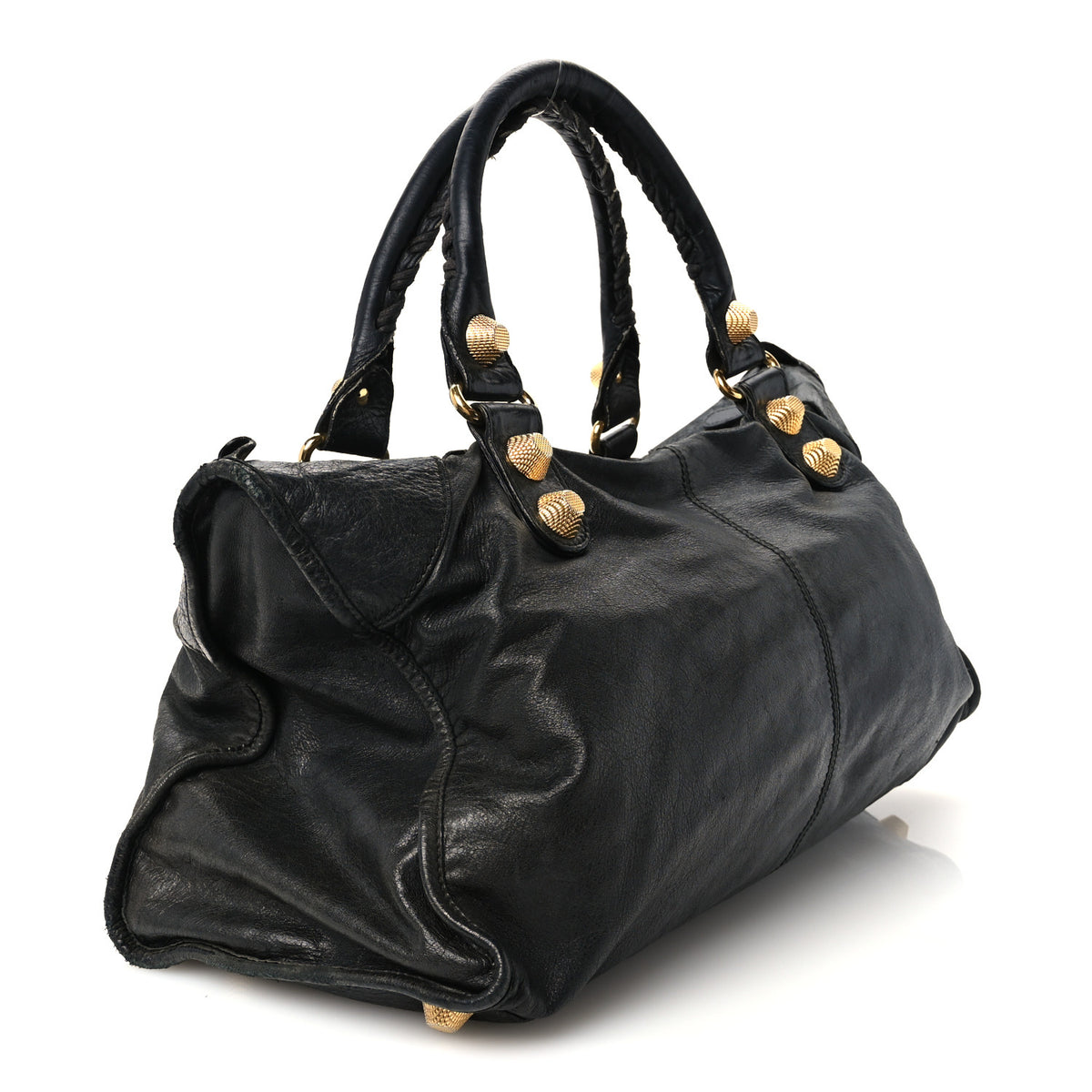 Agneau Giant 21 Gold Hardware Work Black