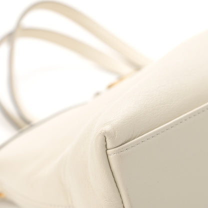 Gucci Lambskin Small Linea Matisse Top Handle Bag Mystic White 10 of 15
