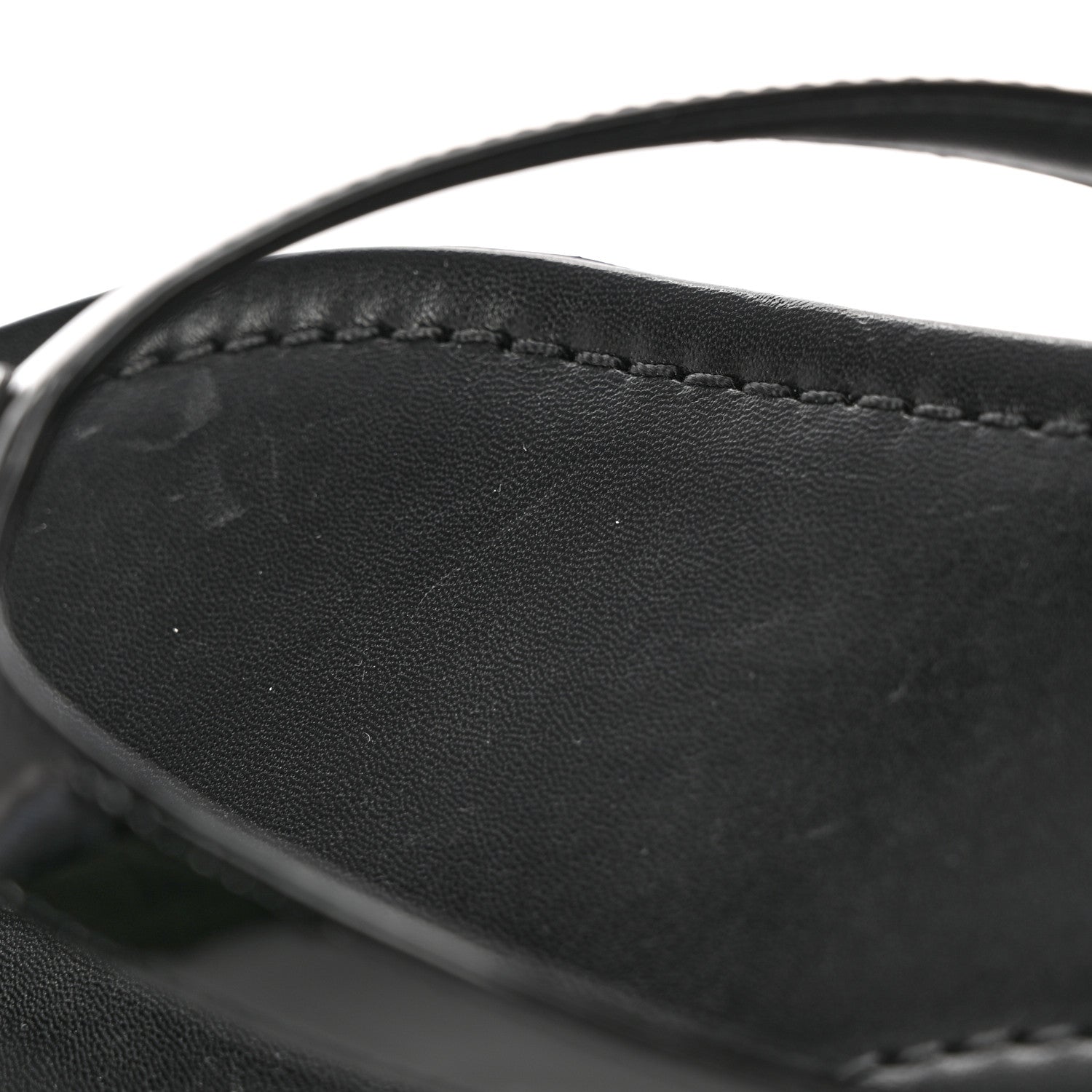 Prada Patent Calfskin Logo Thong Sandals 39 Black 10 of 10