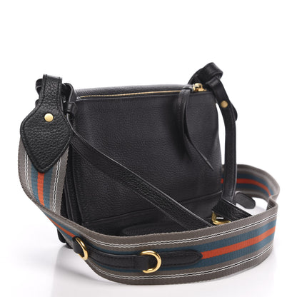 Prada Vitello Daino Flap Crossbody Black 4 of 9