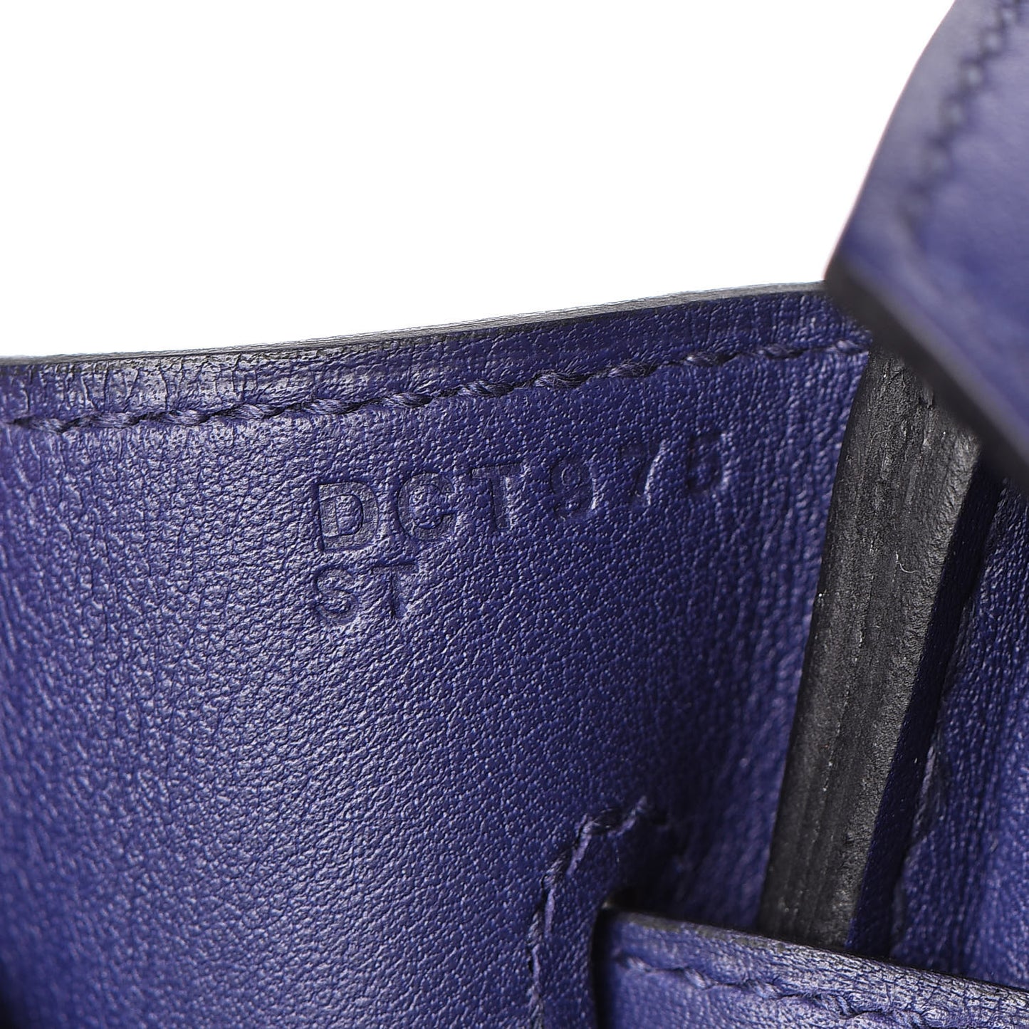 Swift Epsom Tressage Birkin 30 Bleu Encre Bleu Du Nord Gold